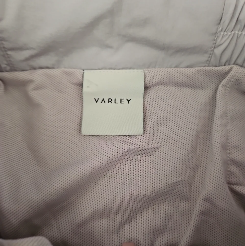Varley Womens Metallic Lavender Kallin Running Short XS